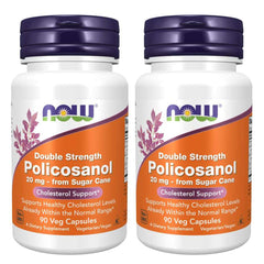 Now Foods Policosanol Double Strength bottle and label