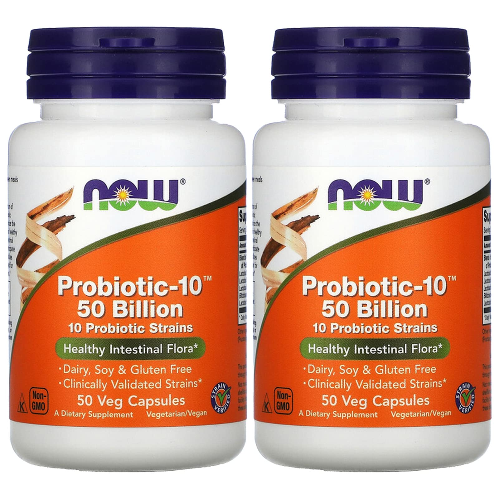 Now Foods Probiotic10 50 Billion 50 VegCaps Bottle 1