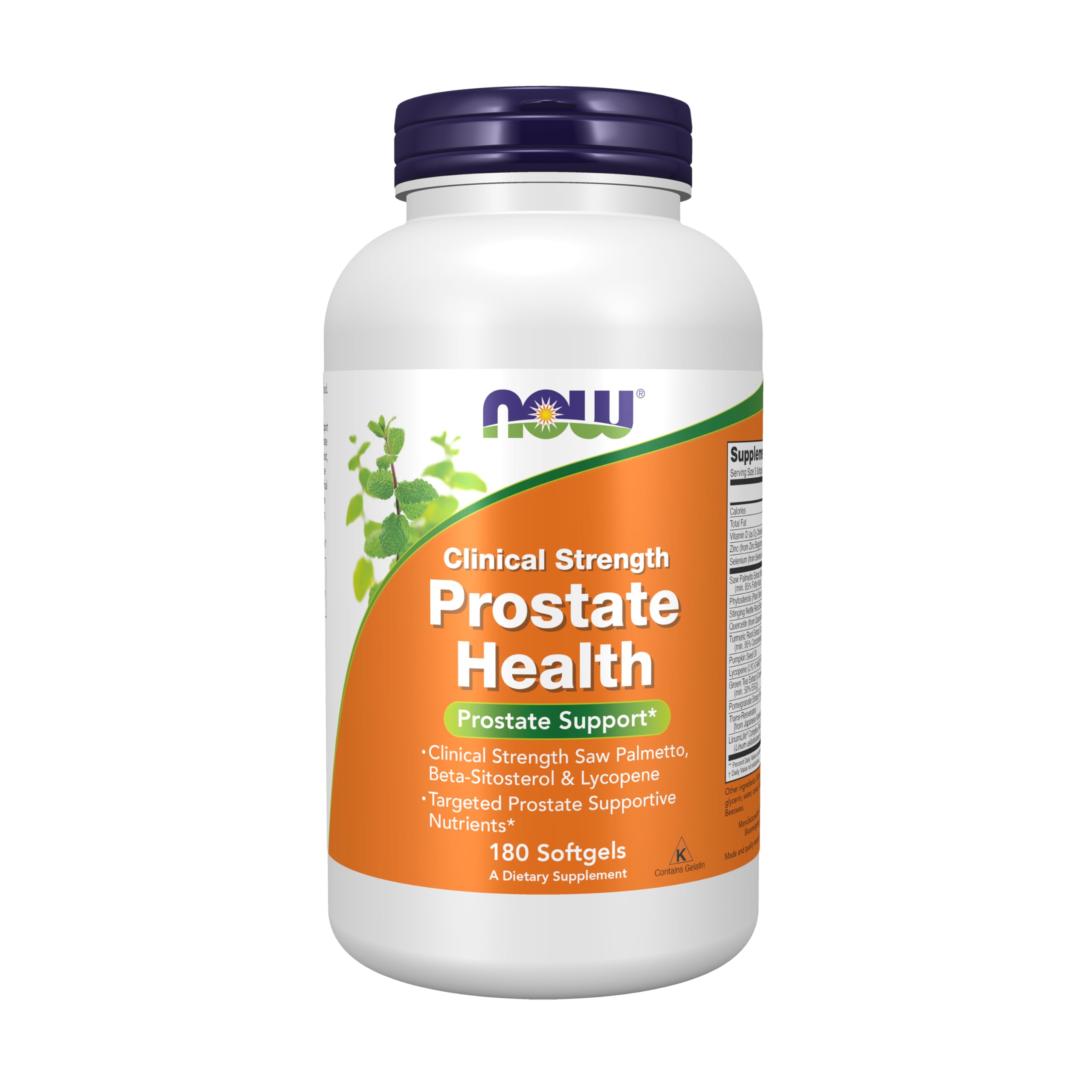NOW Foods Prostate Health Clinical Strength bottle
