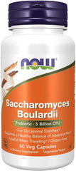 Now Foods Saccharomyces boulardii Veg Capsules bottle