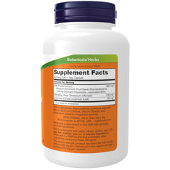 Close-up of label for NOW Foods Silymarin Milk Thistle 300 mg image 2