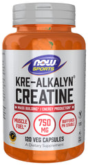 NOW Foods Kre-Alkalyn Creatine 750 mg bottle