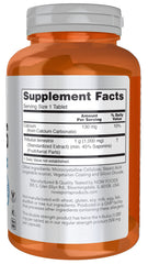 Close-up of NOW Foods Tribulus Terrestris 1000 mg bottle