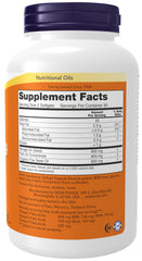 Softgel capsules close-up of Super Omega 3-6-9
