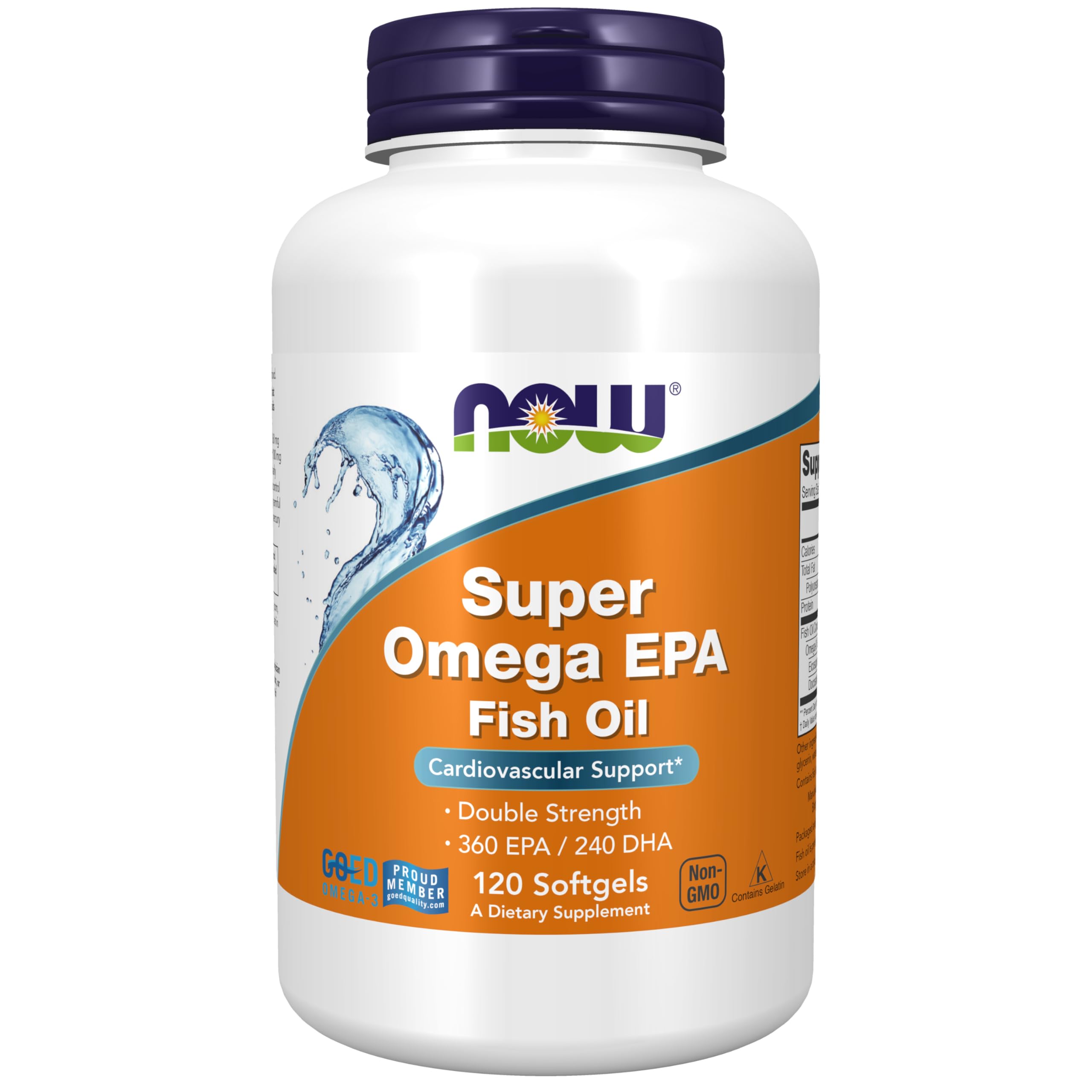 NOW Foods Super Omega EPA bottle and label