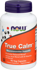 Now Foods True Calm Amino Relaxer bottle front view