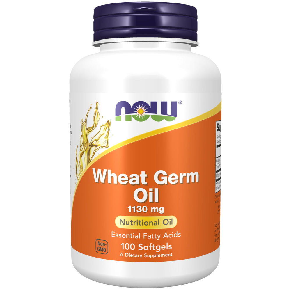 NOW Foods Wheat Germ Oil 1,130 mg 100 softgels bottle