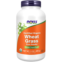 NOW Foods Wheat Grass Powder 9-Ounce bottle