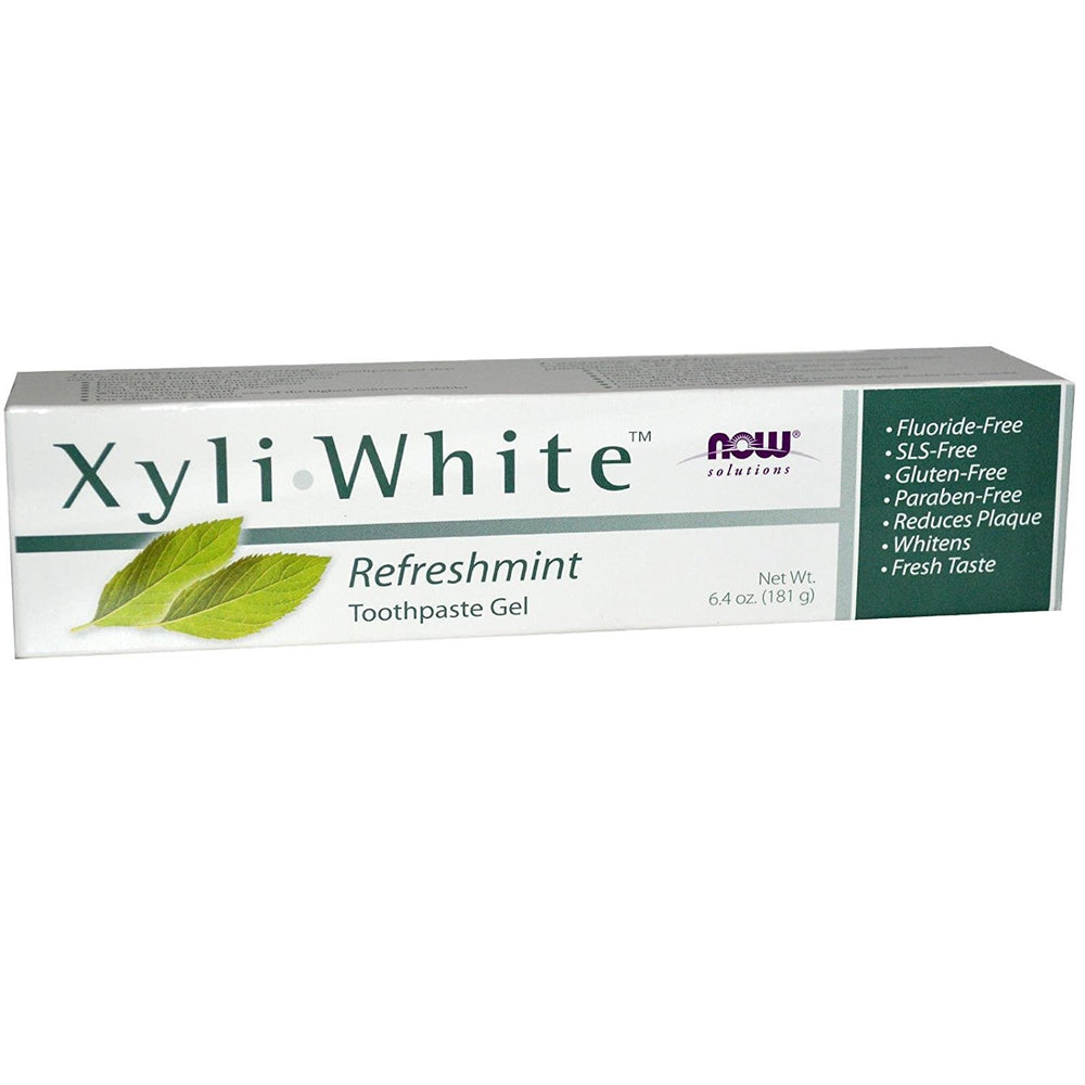 Now Foods XyliWhite Refreshmint Toothpaste Gel 6.4 oz 2 Pack