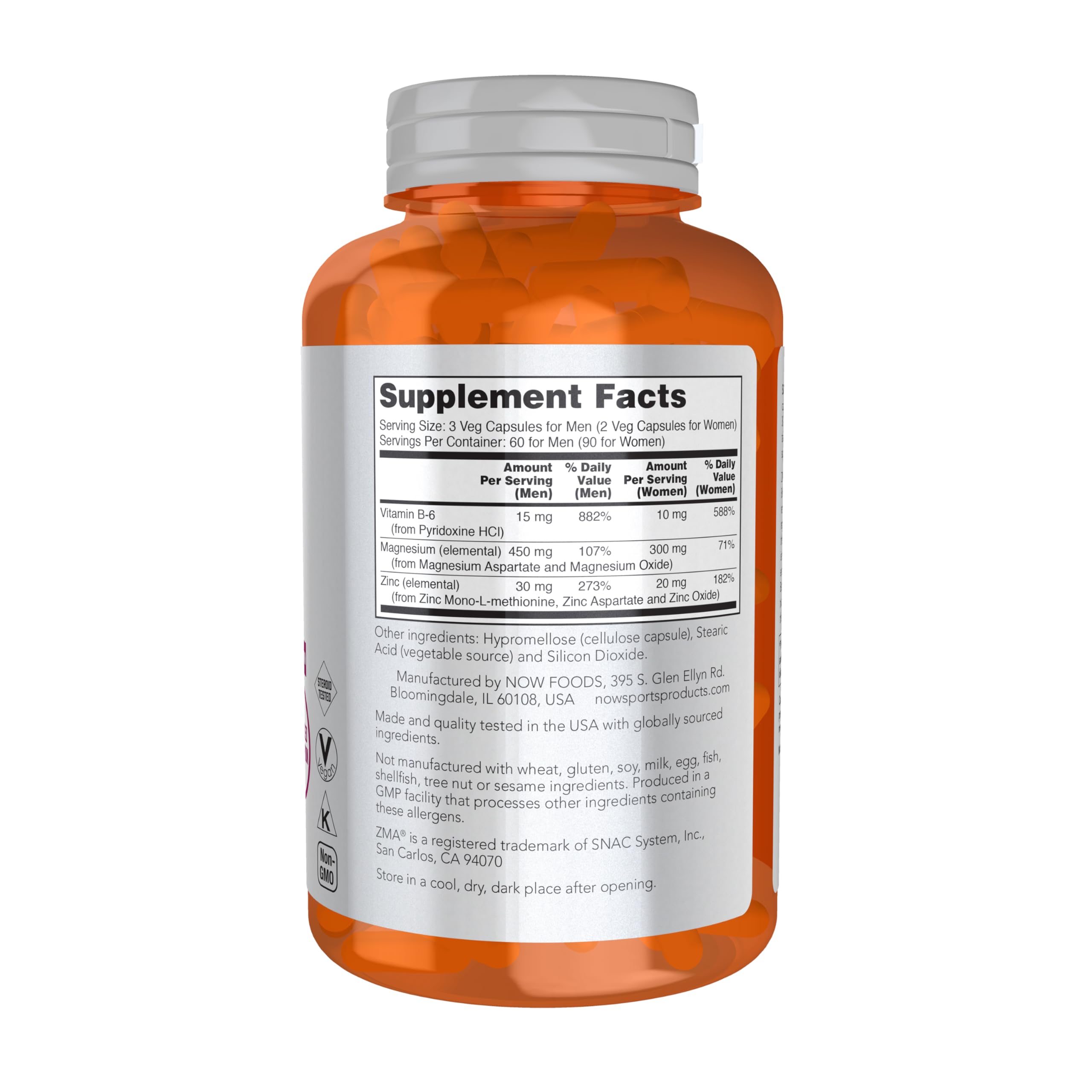 Enhanced absorption graphic for NOW ZMA