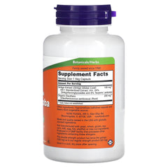 NOW Foods Ginkgo Biloba 120 mg label and capsules product image