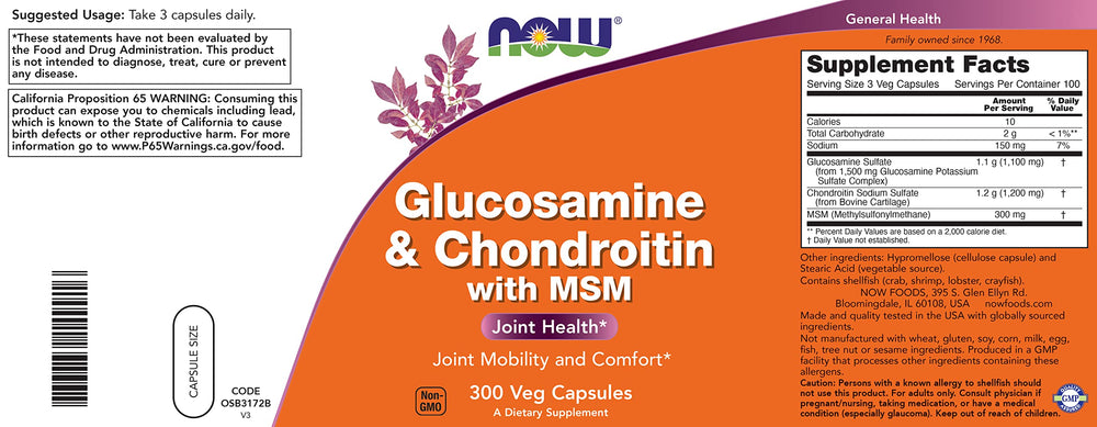 Serving size 3 capsules per day