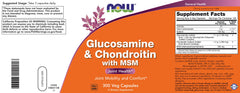Label close-up with supplement facts