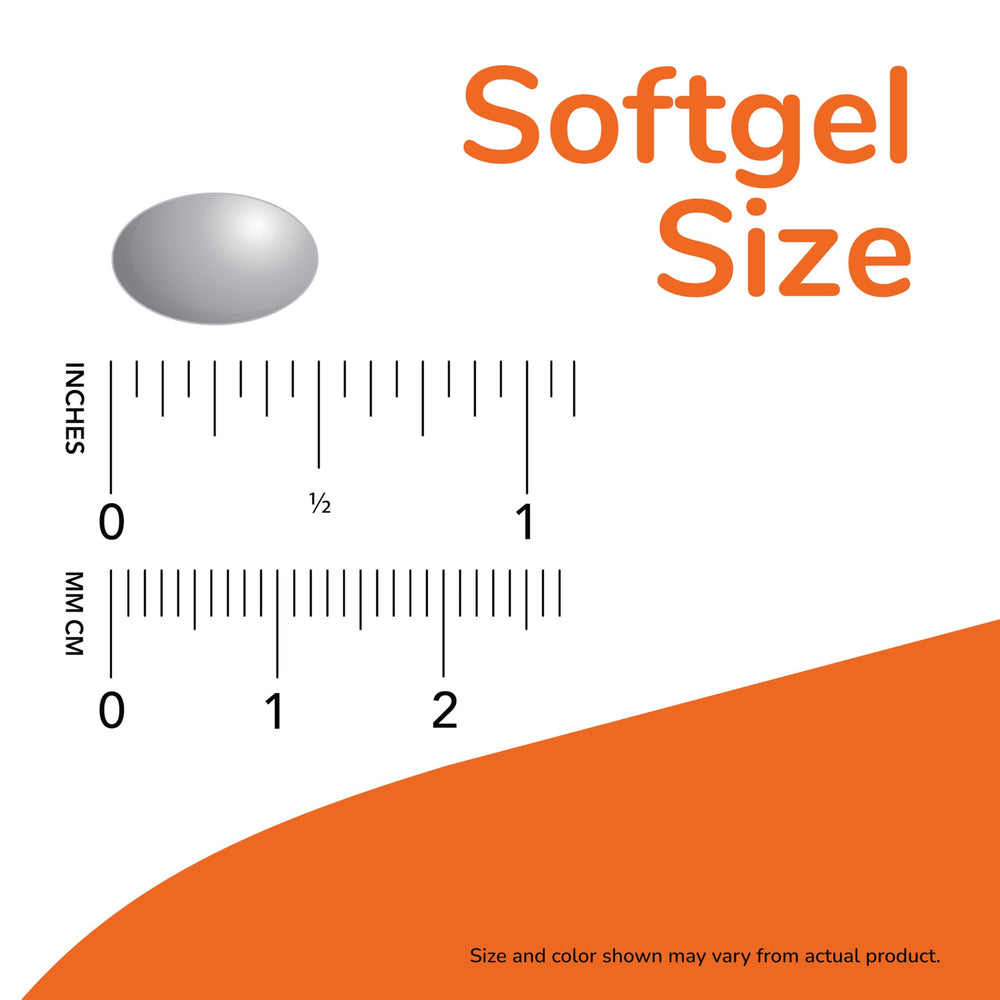 Close-up of 10 mg lycopene softgels