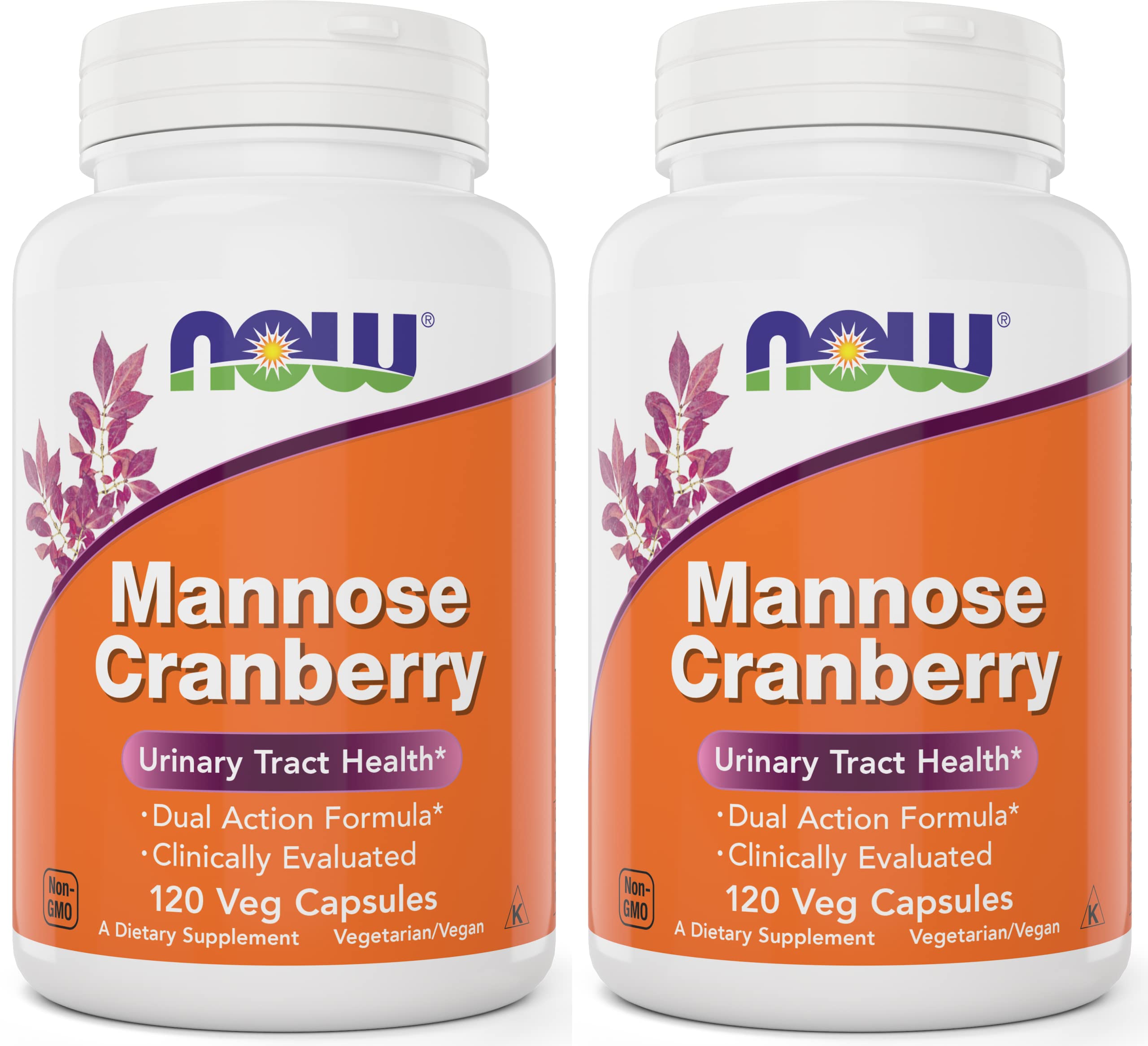 NOW Foods Mannose Cranberry bottle with label
