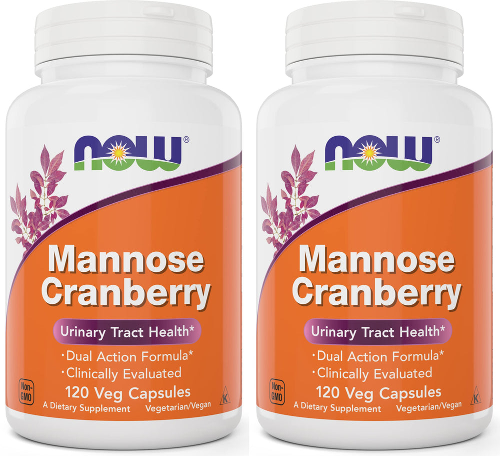 NOW Foods Mannose Cranberry bottle with label