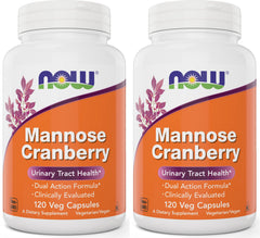 NOW Foods Mannose Cranberry bottle with label