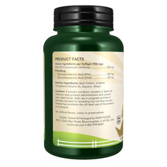 Dog taking NOW Omega-3 Mini Gels supplement