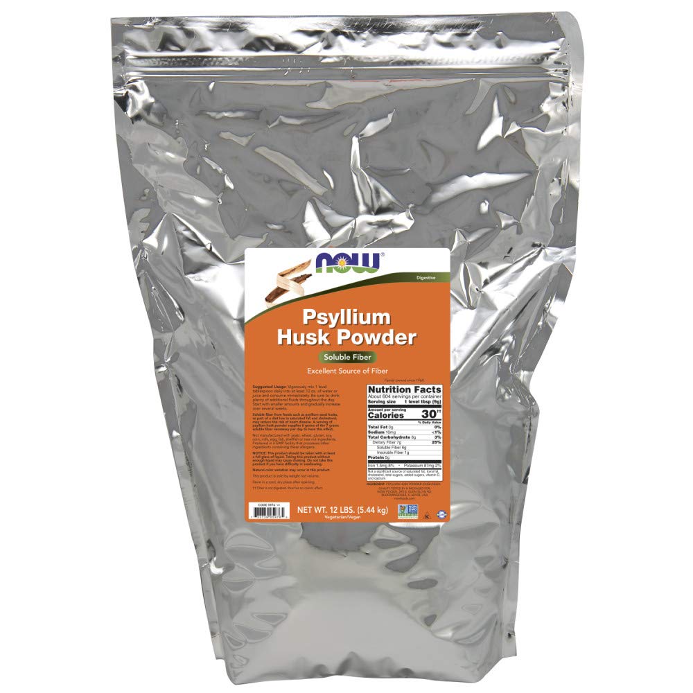NOW Psyllium Husk Powder 12lb package photo