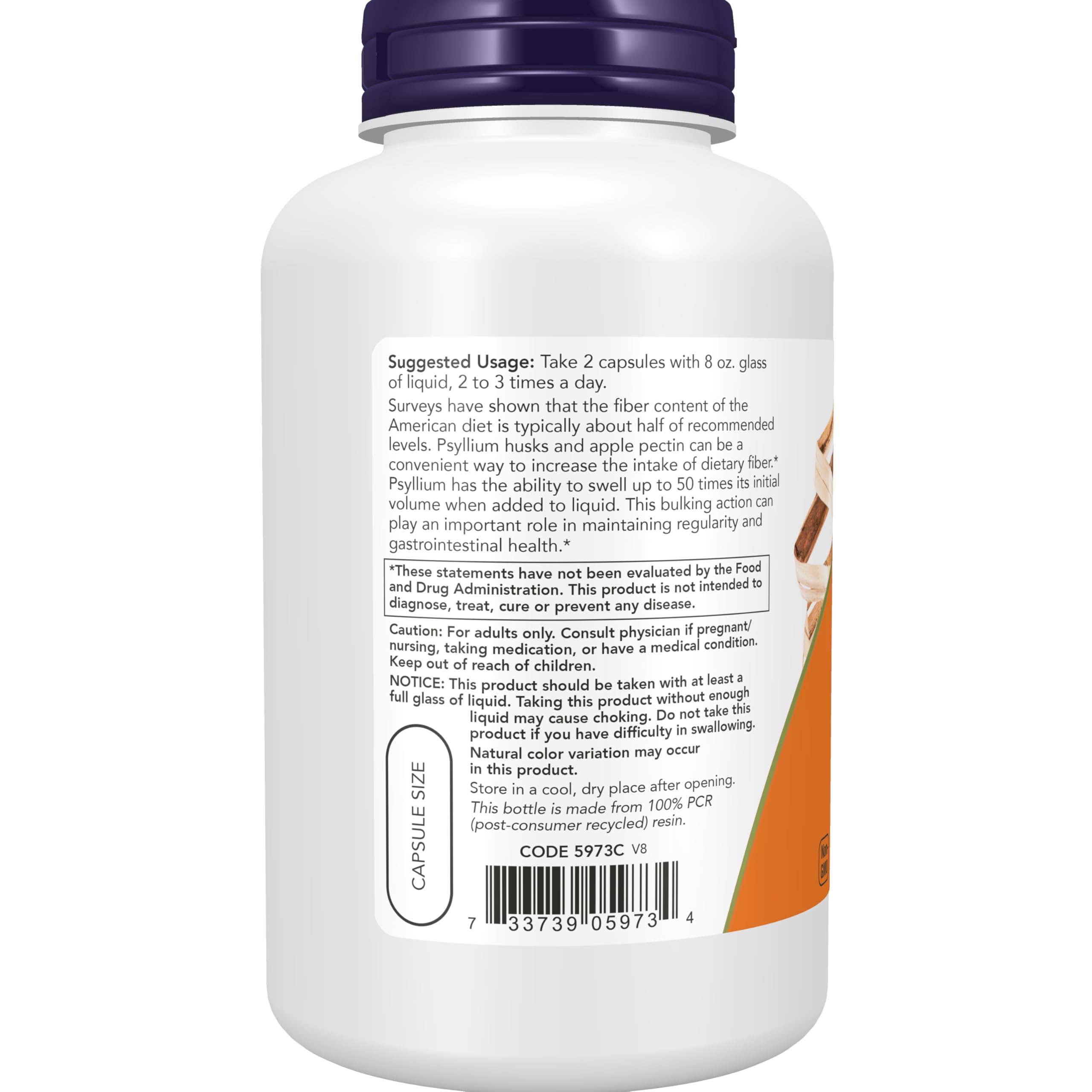 NOW Foods powder texture detail illustrating natural fiber quality