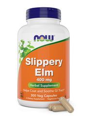 NOW Slippery Elm 400 mg 300 Vegetarian Capsules product hero image