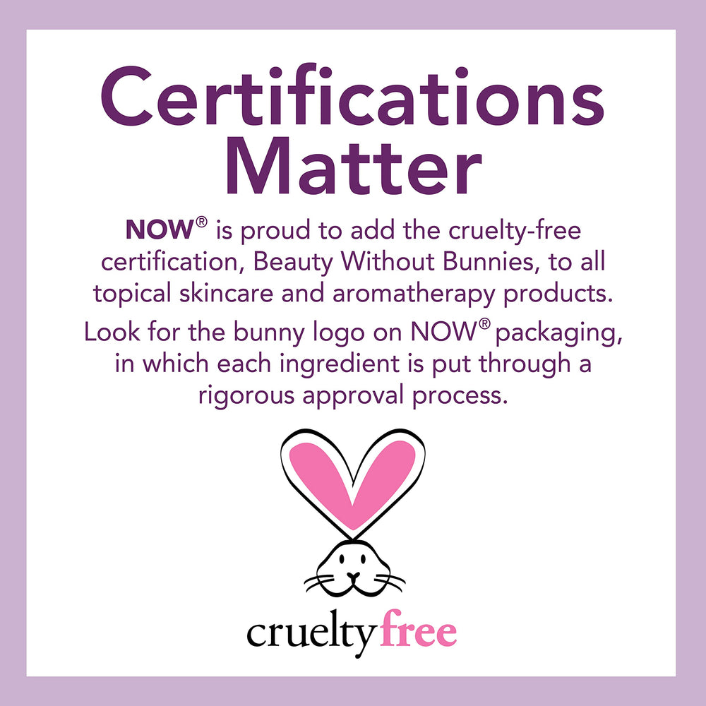 Packaging showing cruelty-free and GMP certification