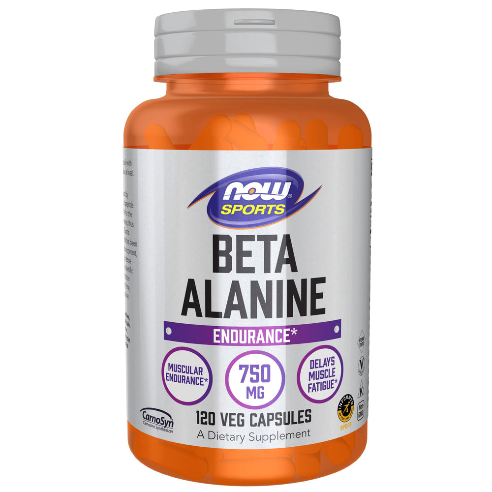 NOW Sports Beta-Alanine 750 mg bottle front