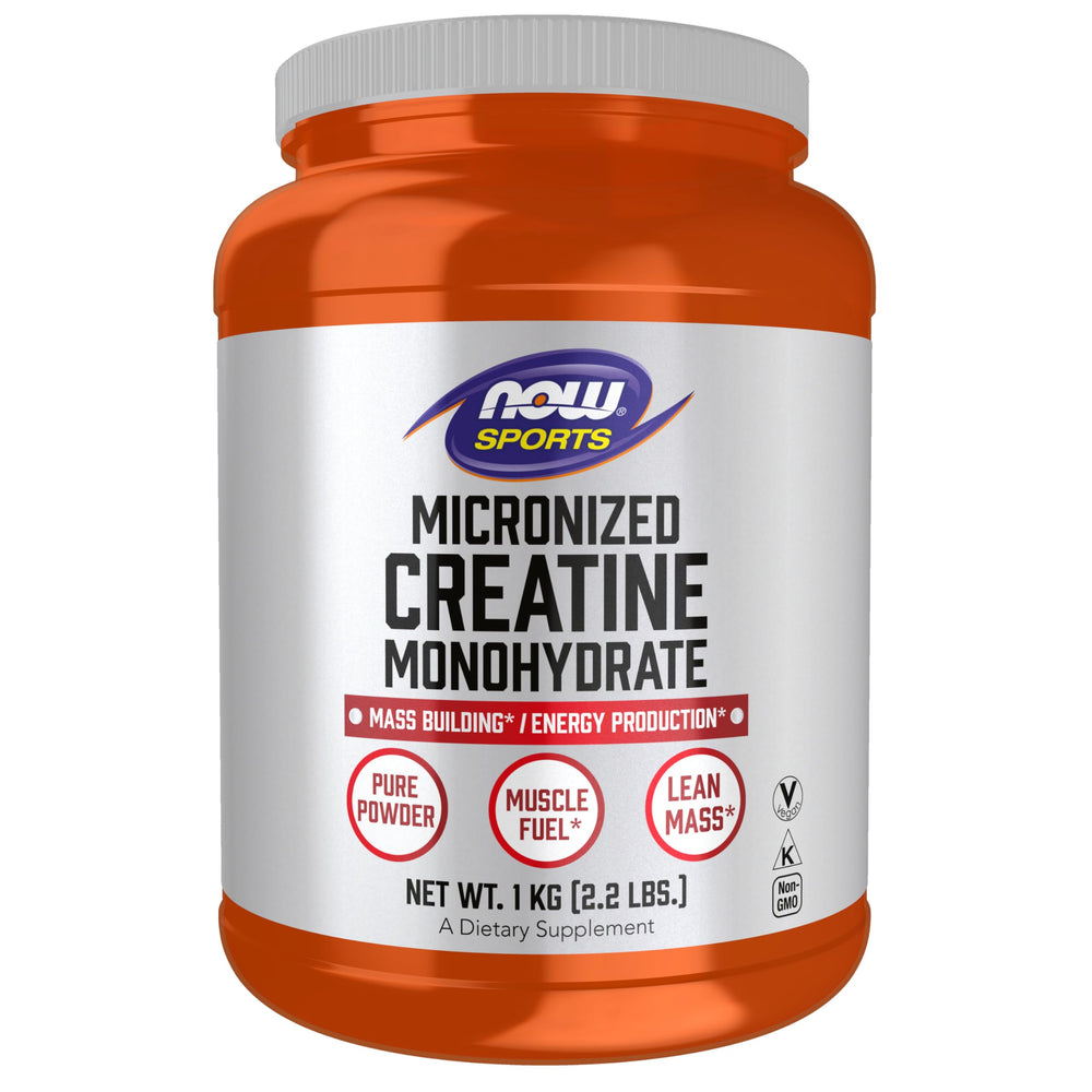 NOW Sports Micronized Creatine Monohydrate 500 g container