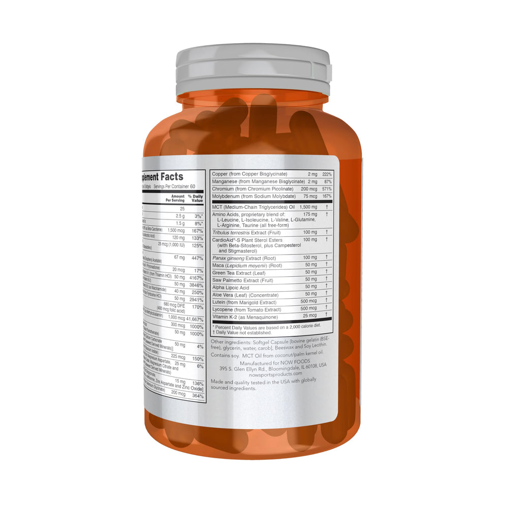 Label highlighting free-form amino acids and ZMA