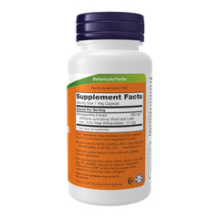 NOW Ashwagandha 450 mg label close-up