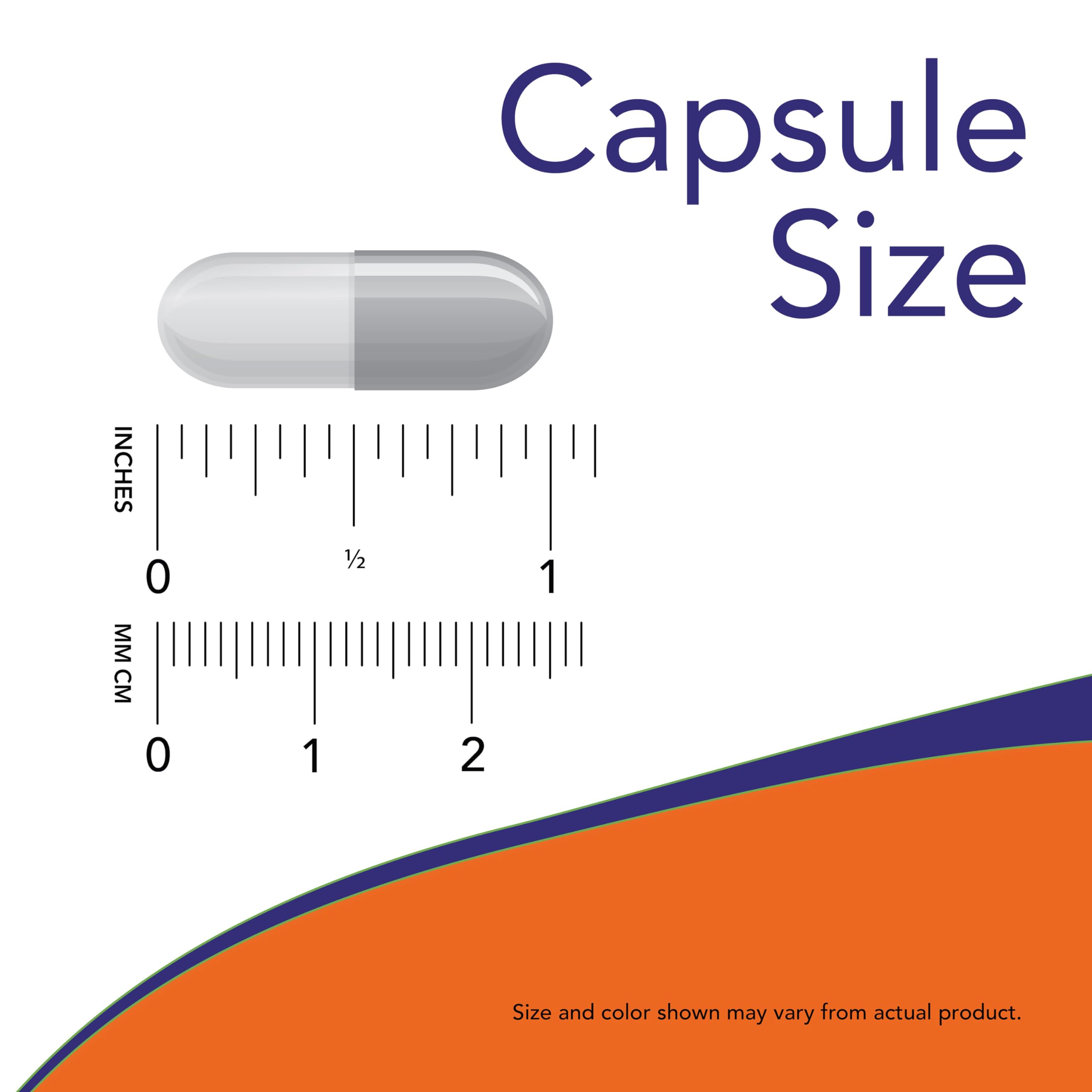 180 vegetarian capsules bottle on white background