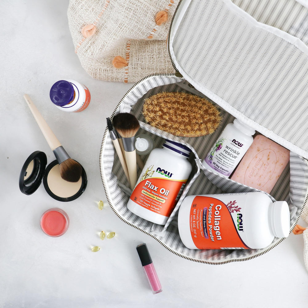 Non-GMO organic flax oil ingredients label