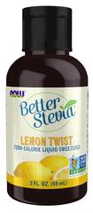 NOW Foods BetterStevia Liquid Lemon Twist 2 oz bottle