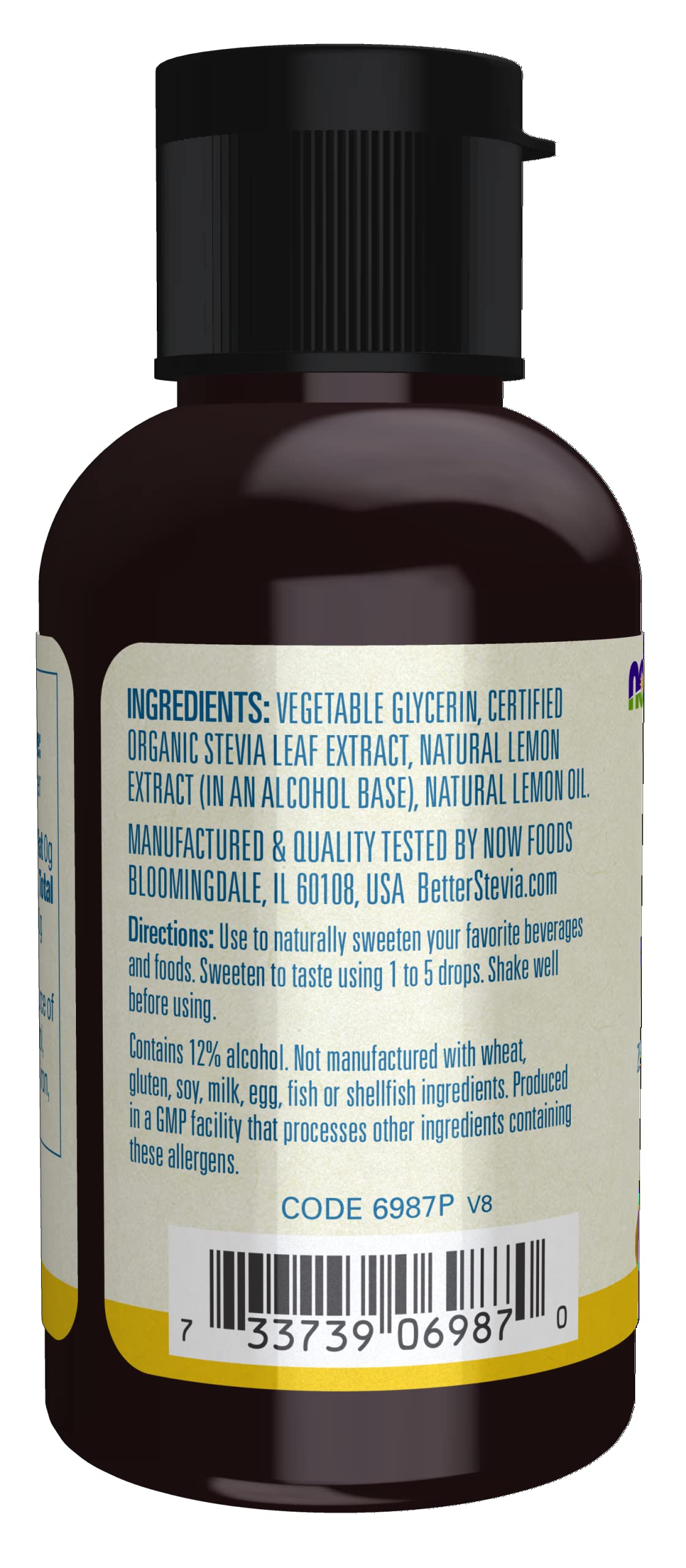 BetterStevia Lemon Twist liquid sweetener packaging