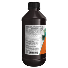Close-up of NOW Iron Liquid 18 mg bottle label