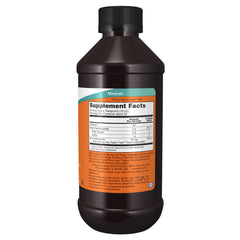 NOW Iron Liquid 18 mg bottle with cap open