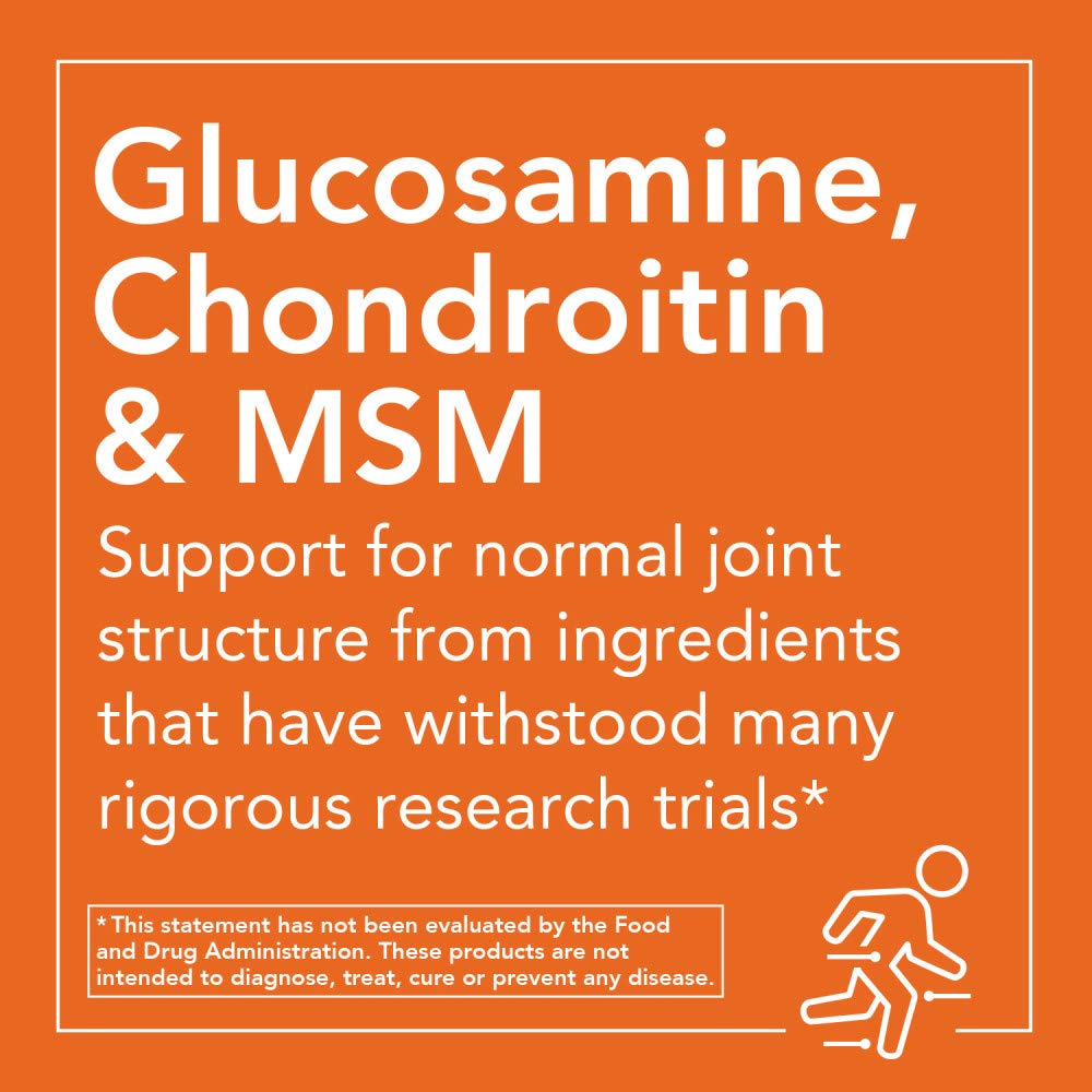 Non-GMO corn-derived glucosamine source noted on label