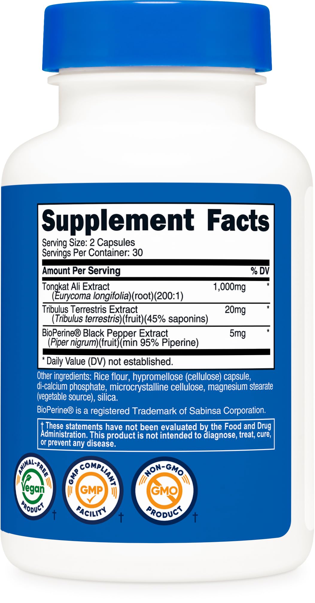 NSF GMP FDA registered facility certification image