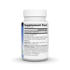 Close-up of NSK-SD Nattokinase 100mg bottle label