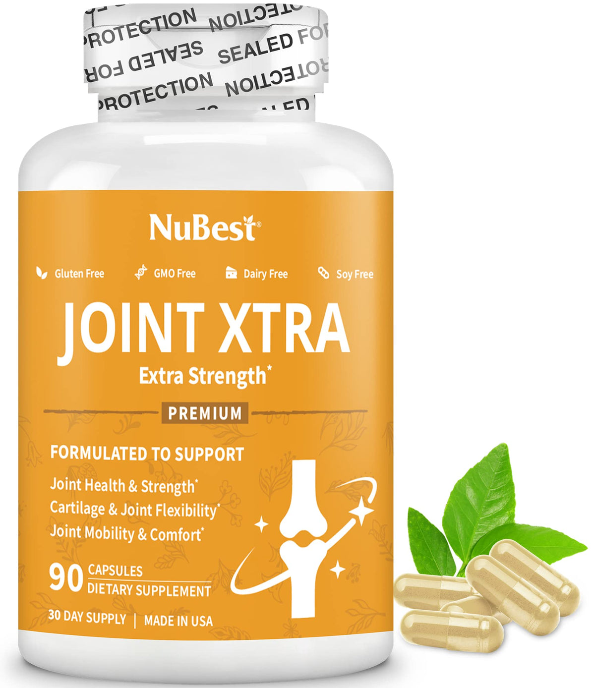 Front view of NuBest Joint Xtra bottle