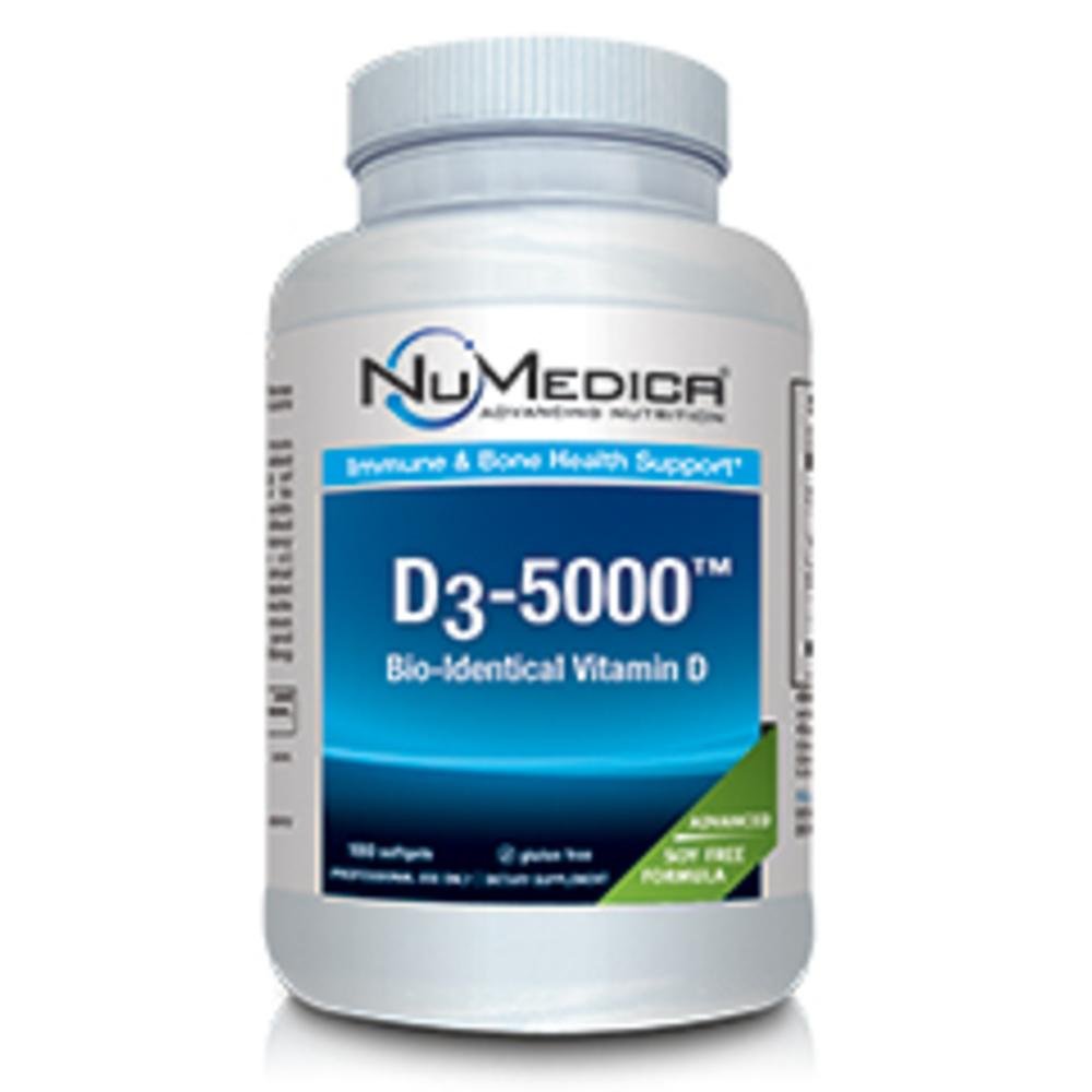 NuMedica D3 5000 Large Vitamin D3 180 Softgels