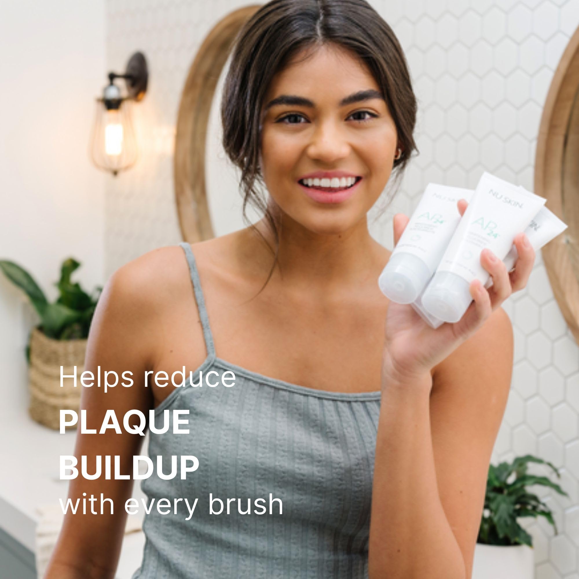 Vanilla mint flavor illustration for AP 24 toothpaste