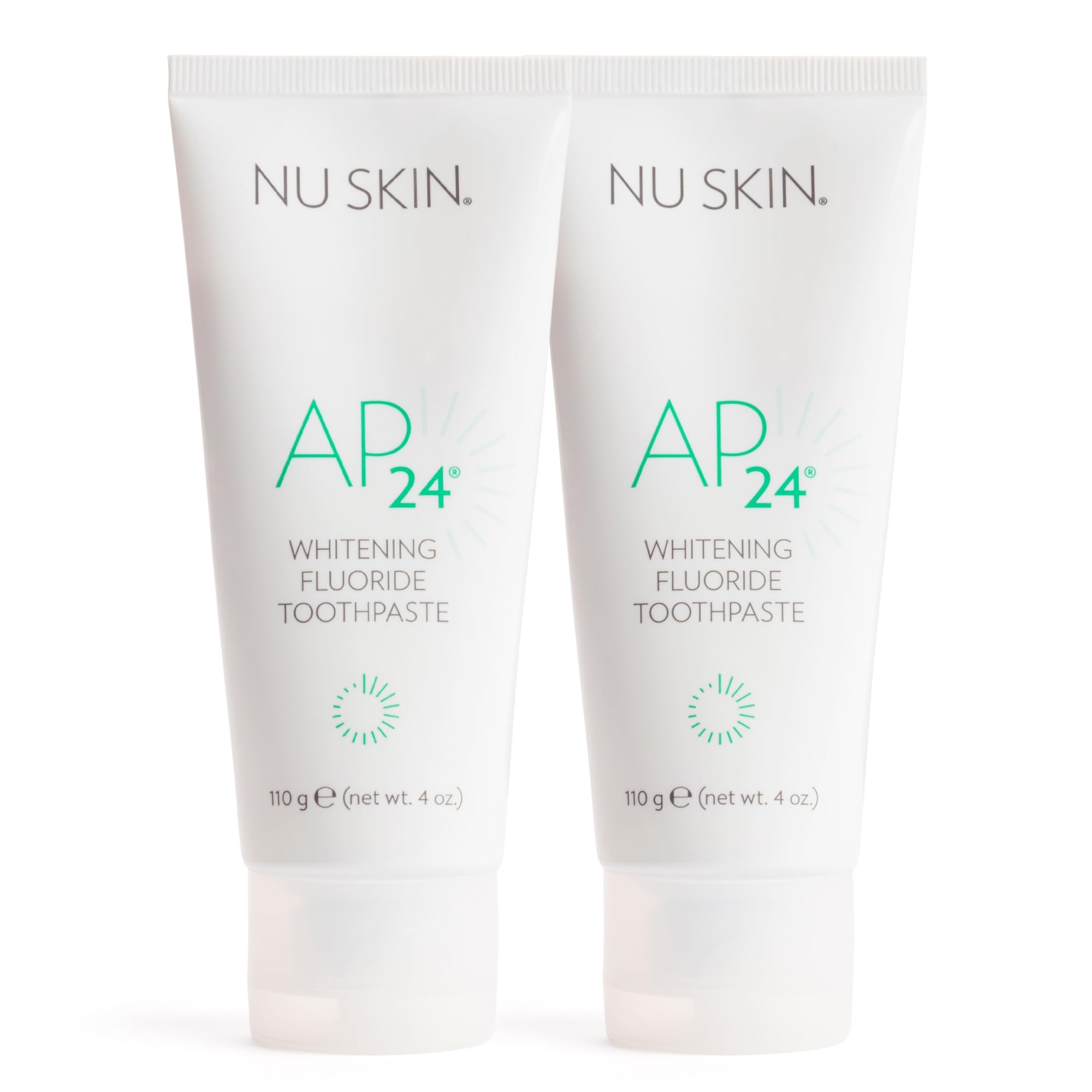 Nu Skin AP 24 Whitening Toothpaste tube with vanilla mint flavor