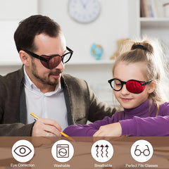 Lightweight silk eye patches - washable and durable