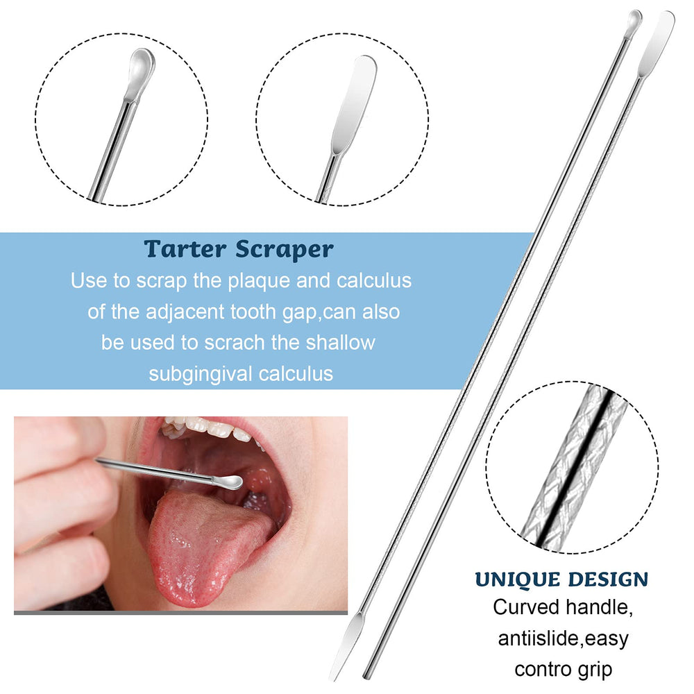 Stainless steel elbow tweezer for tonsil stone cleaning