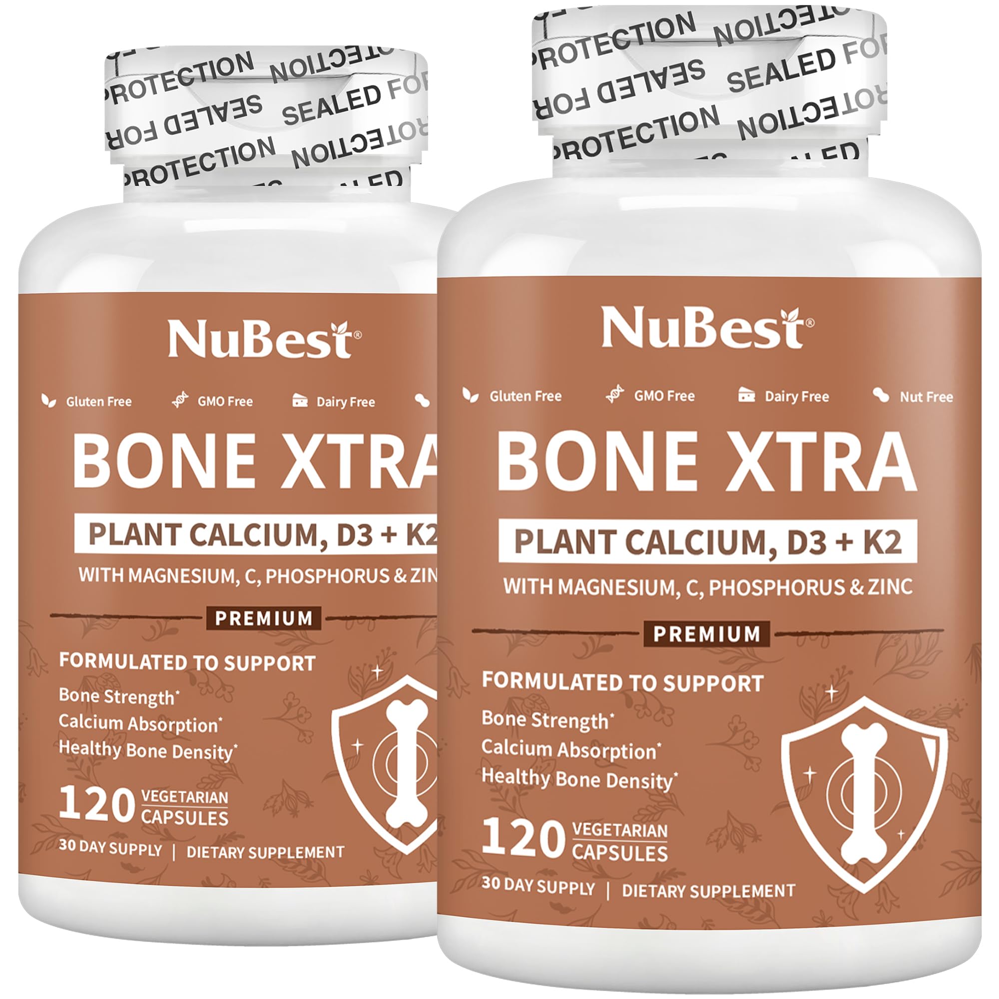 NuBest Bone Xtra bottle label on front
