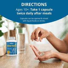 Diagram illustrating strong bones and immune support