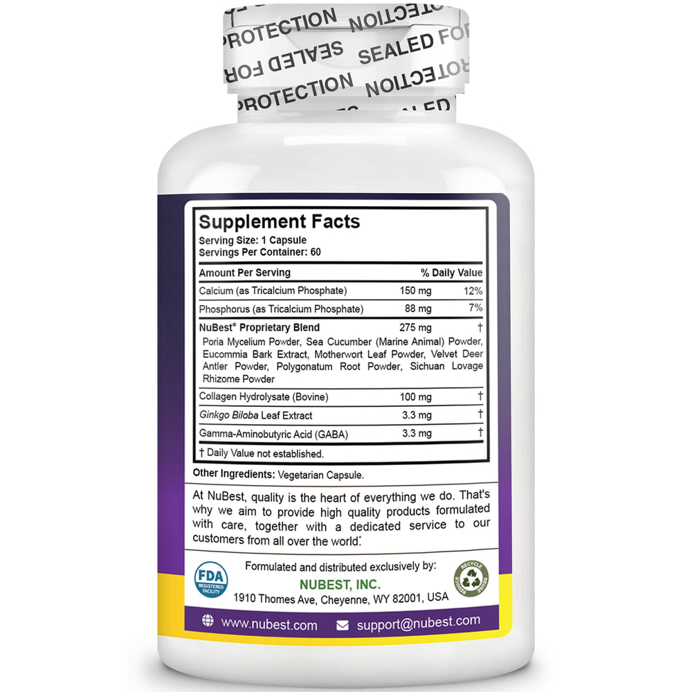 One-month supply for kids and teens (60 capsules)