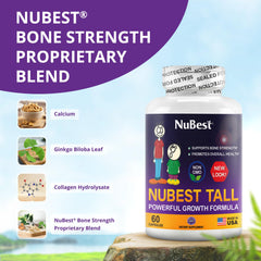 Bone health ingredients in NuBest Tall