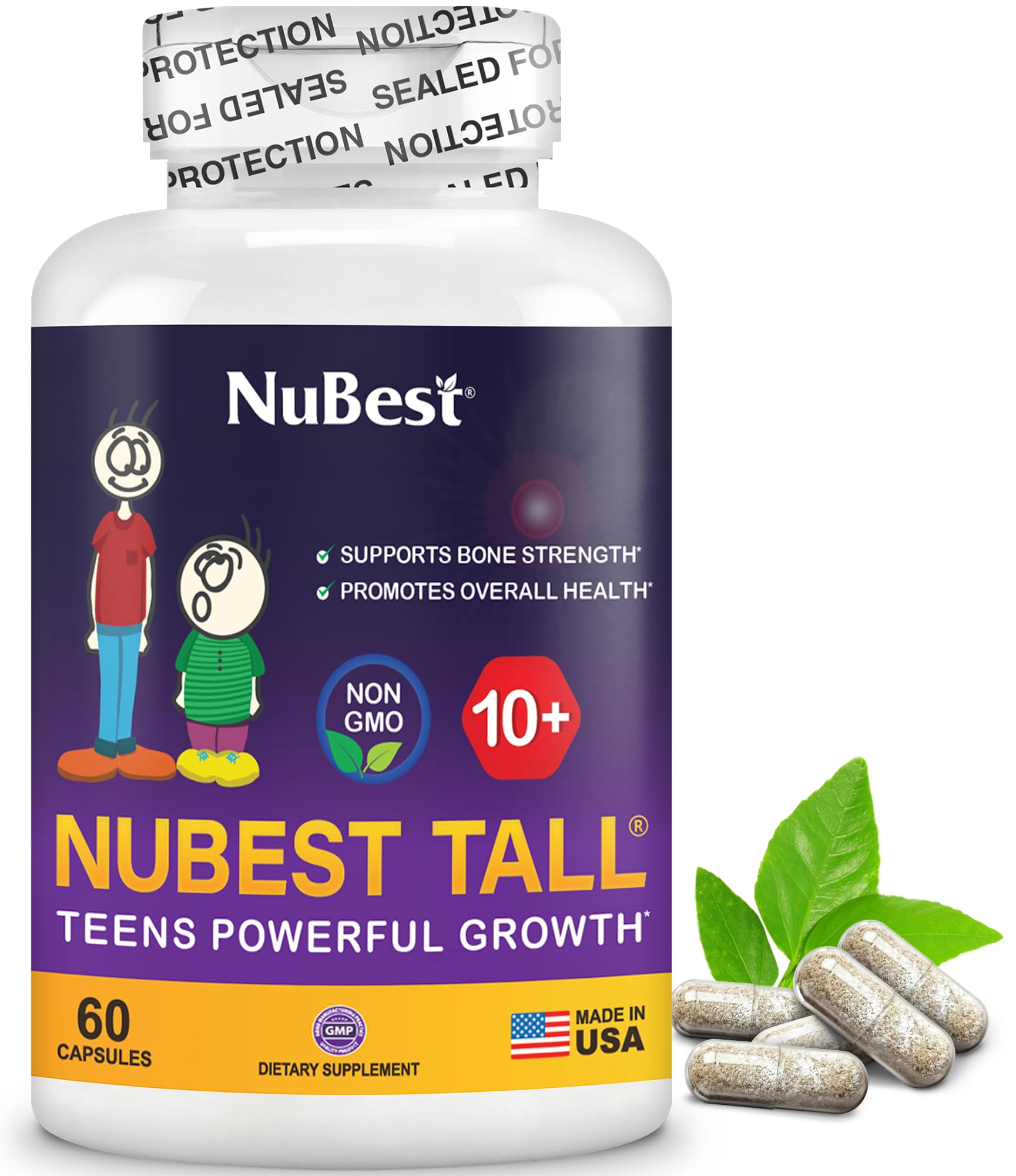 NuBest Tall 10+ bottle and packaging